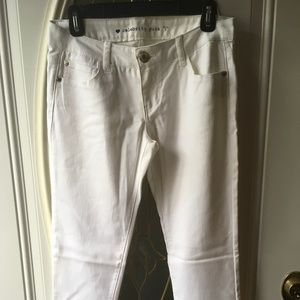 Skinny leg jeans, white